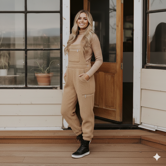 Woman's Fleece Overalls