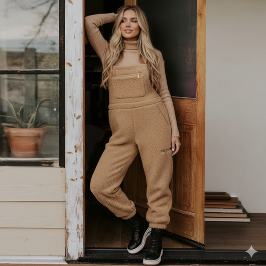 Woman's Fleece Overalls